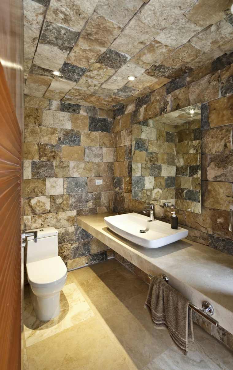 salle de bain pierre idee