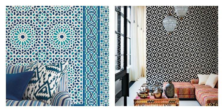 zellige marocain design idée mur sol design marocain style oriental 