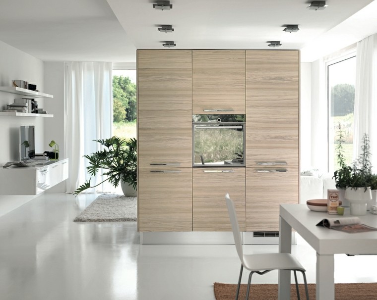 meuble séparation cuisine salon idée ilot salle à manger design