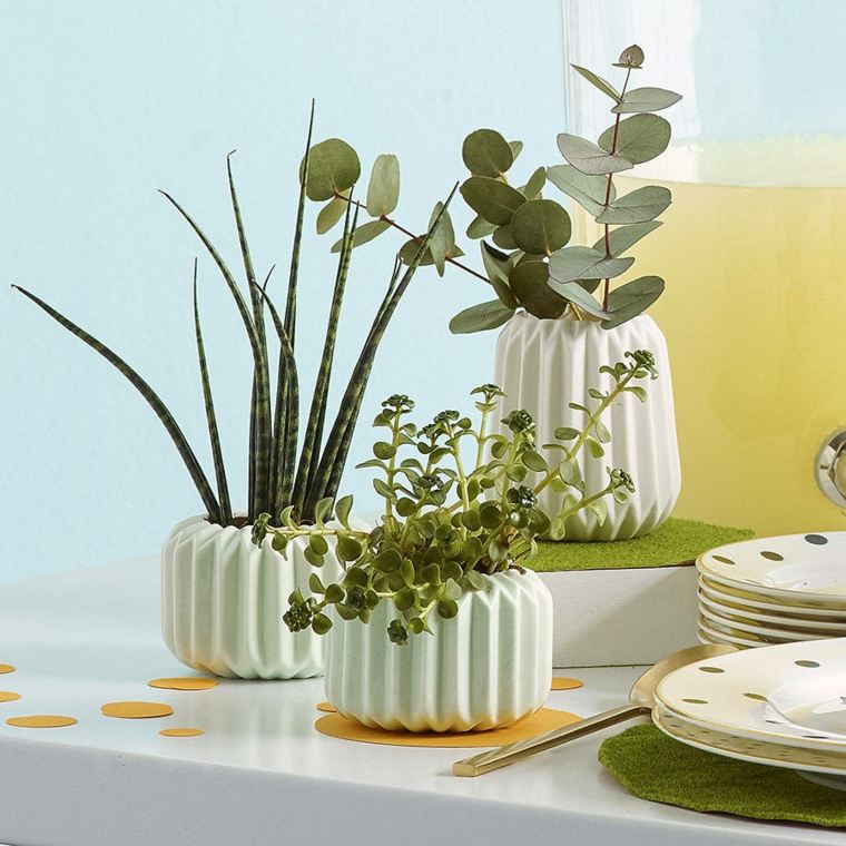 vase blanc design déco idée intérieur moderne