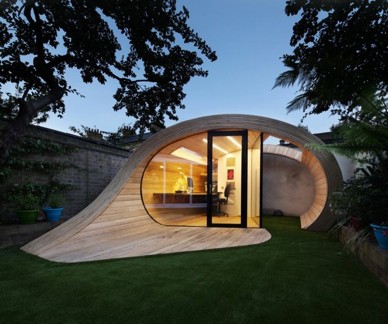 abri de jardin moderne design bois contemporain conception