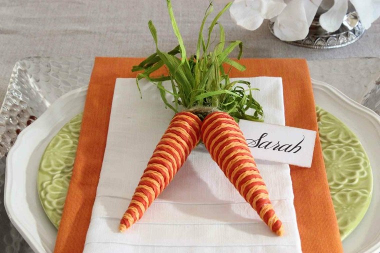 activité manuelle pour Pâques carrottes