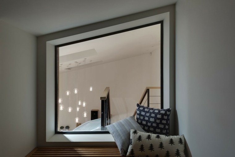 idée aménagement appartement design coussins intérieur moderne luminaire suspension