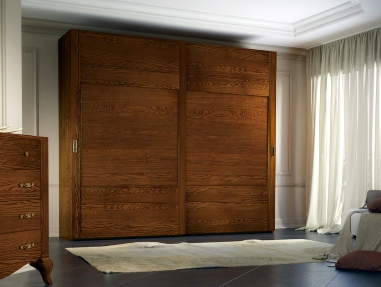 armoire chambre adulte portes coulissantes Gambella Design
