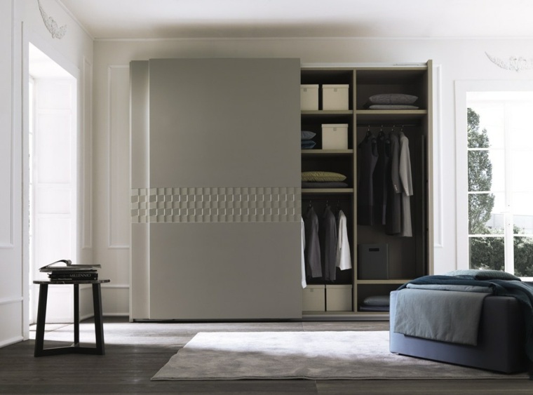 armoire design contemporain beige SMA Mobili