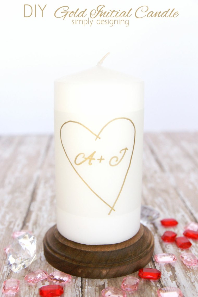 idée cadeau saint valentin bougie romantique bois coeur