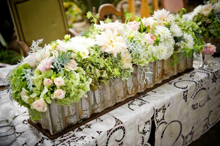 déco printemps centre table florale idée originale 