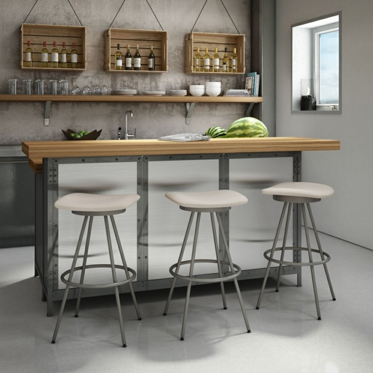 chaises bistrot style industriel
