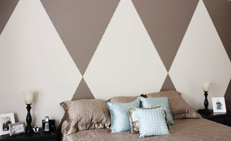 déco mur chambre à coucher diy déco idée minimaliste 