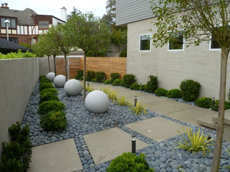 clôture de jardin design beton
