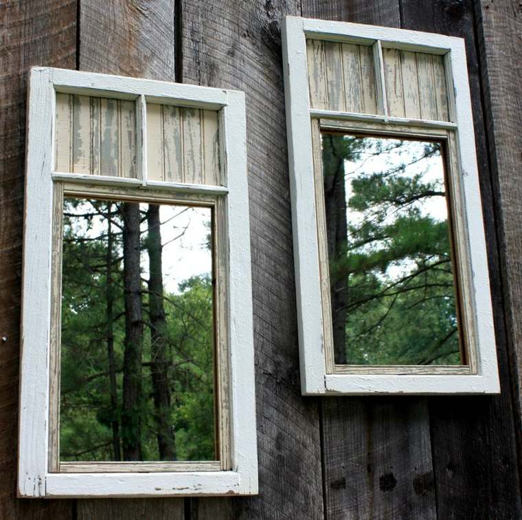 récup idée jardin fenêtre bois brico abris