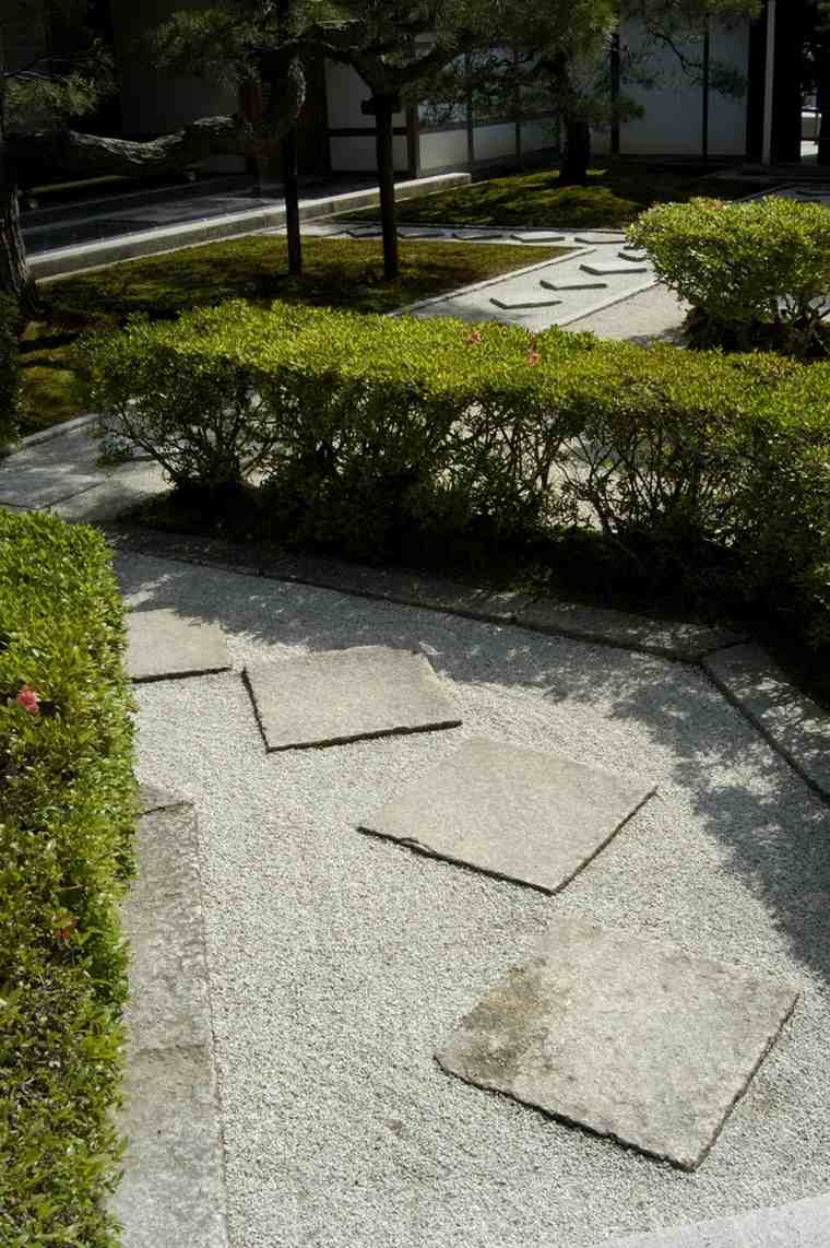 jardin zen decoration gravier 
