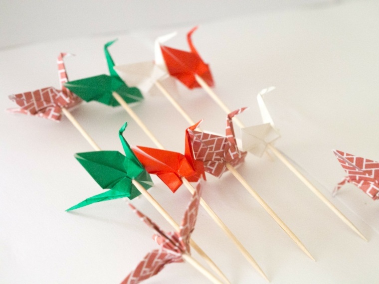 printemps déco origami idée papier diy