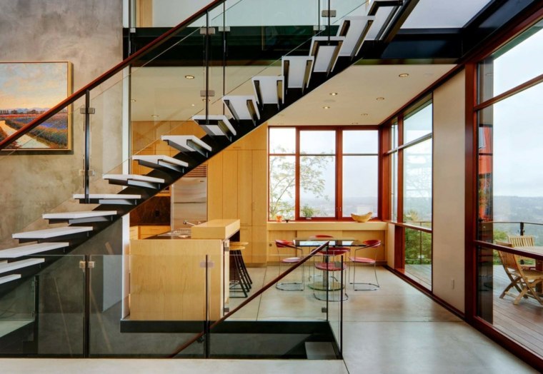 escaliers design moderne