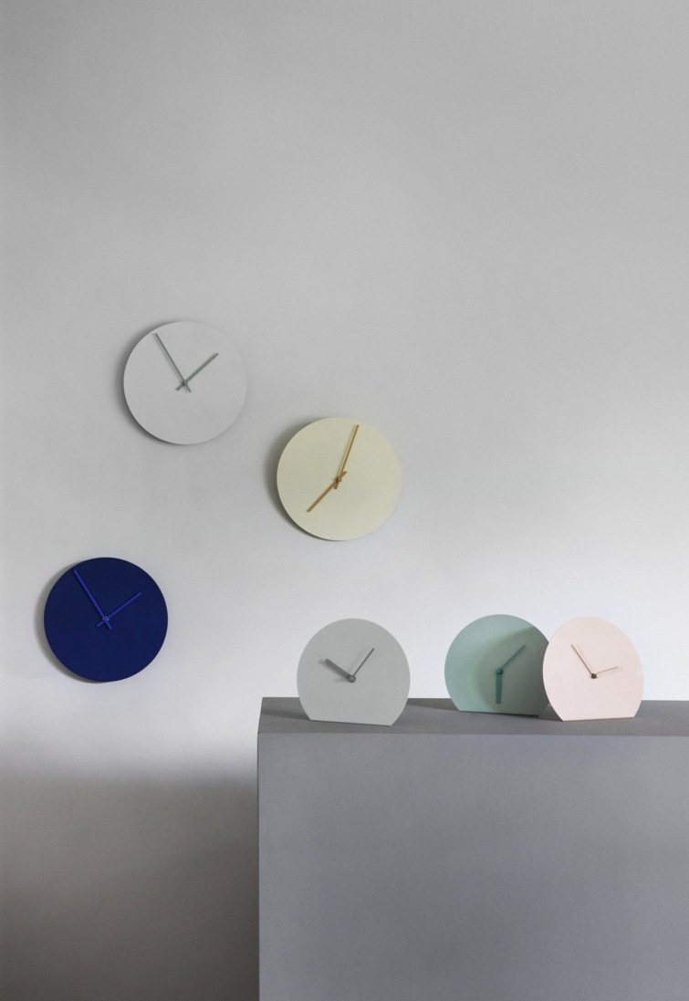 horloge design contemporain Menu