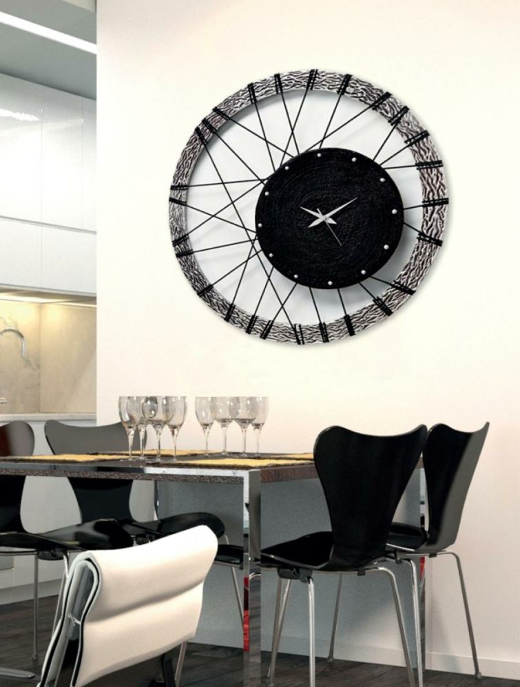 horloge elegante noire Carluccio Design