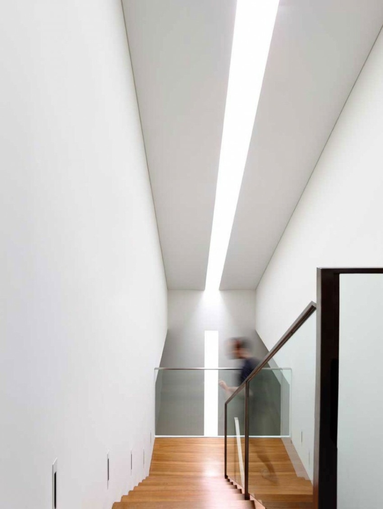 escalier bois design minimaliste