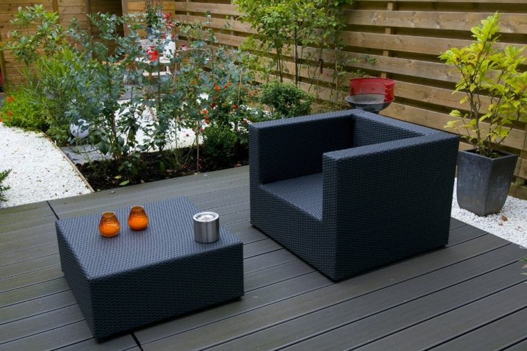 idee decorer son jardin moderne meuble