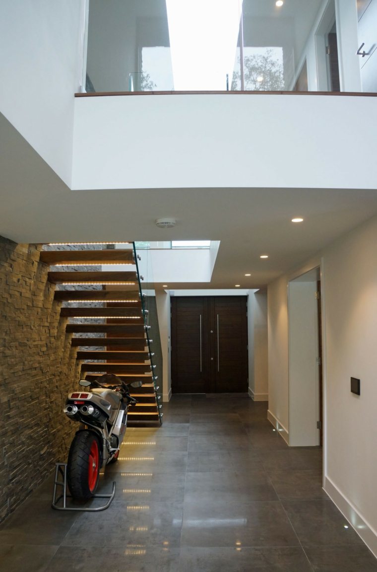 idee deco contemporaine escaliers interieurs