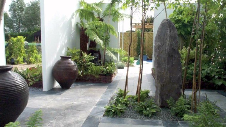 jardin contemporain moderne amenagement