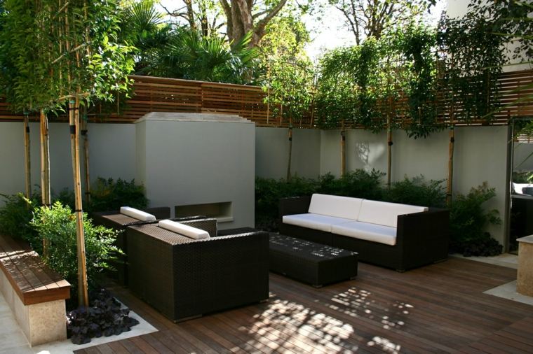 jardin terrasse design contemporain