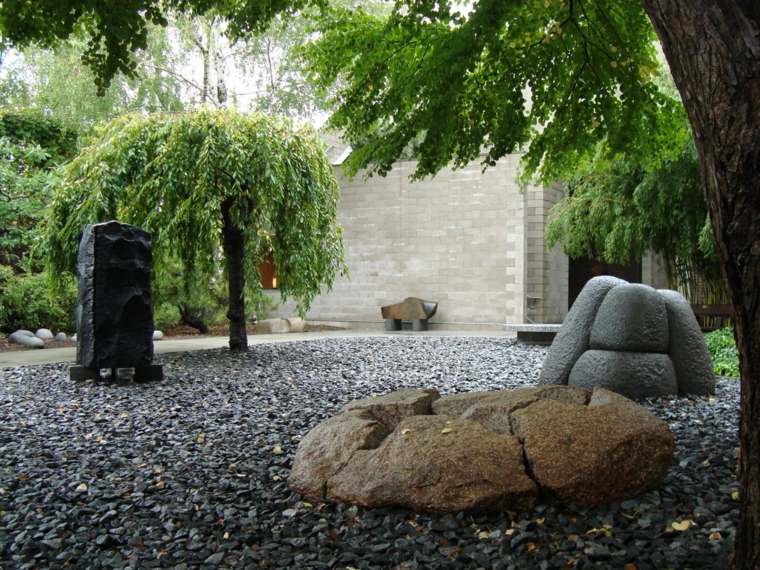 jardin zen deco pierres