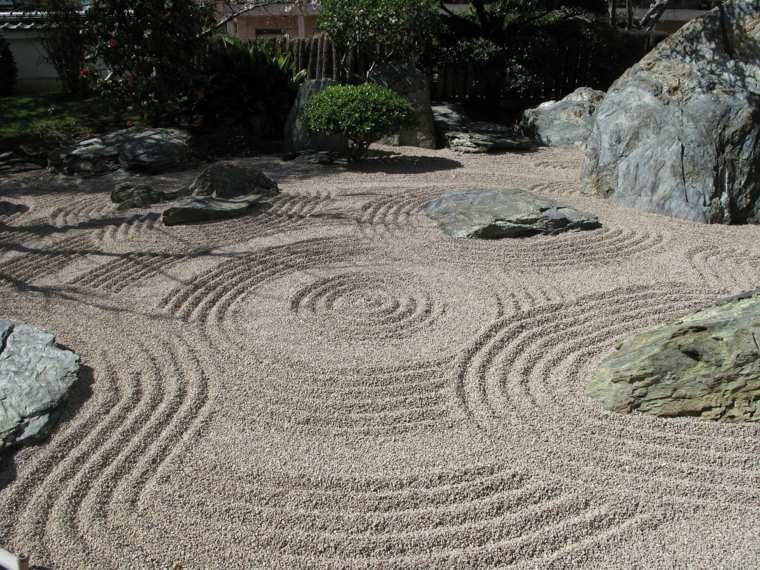 jardin zen design gravier