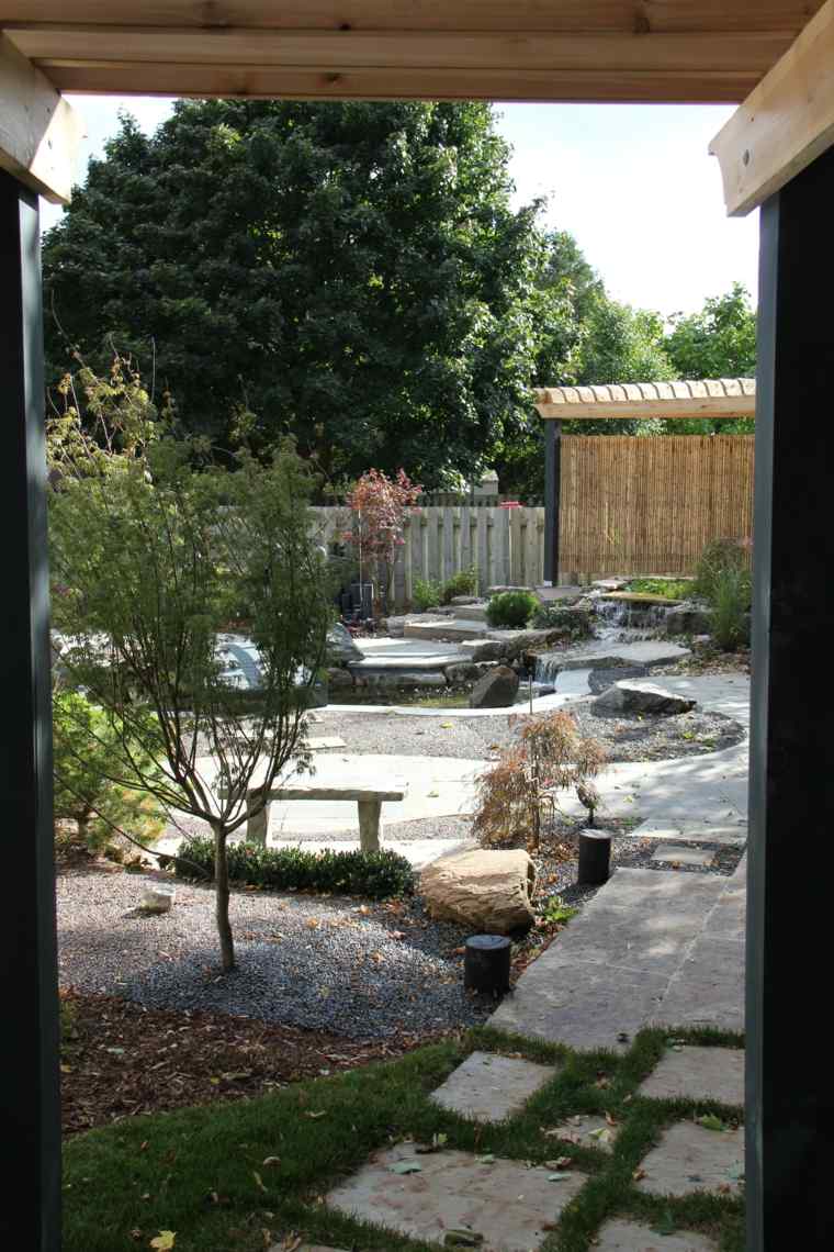 jardin zen design intéressant