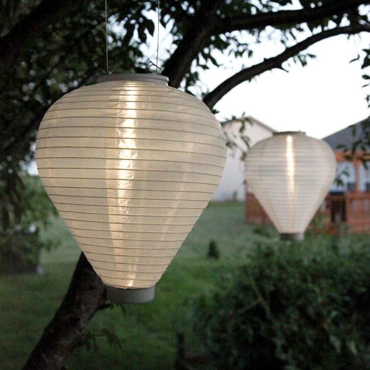 lanterne papier deco arbres