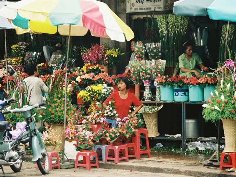 magasin vietnam fleurs bouquet offrir idée 