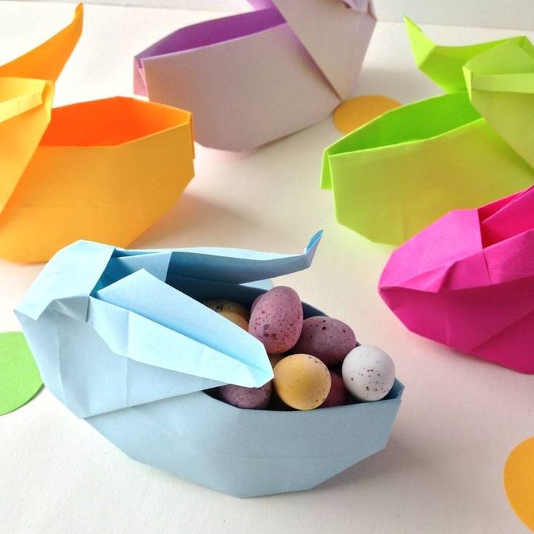 bricolage origami decoration paques facile oeufs