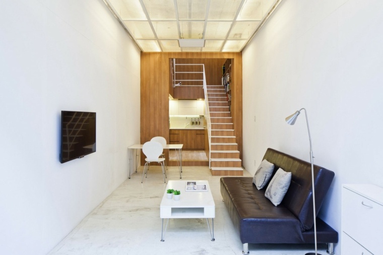 escaliers interieurs bois deco contemporaine