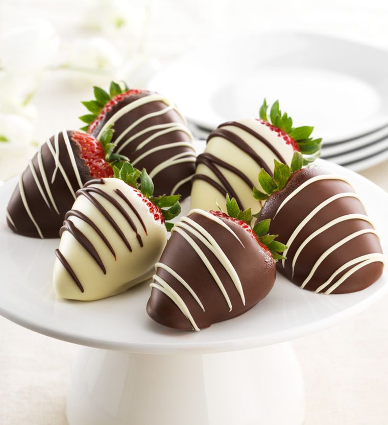 recette dessert saint valentin fraise chocolat