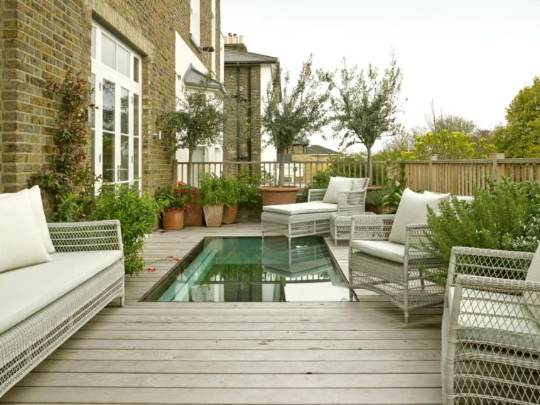 revtement sol terrasse bois piscine