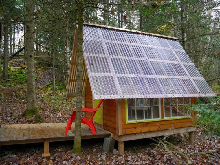 serre jardin panneau solaire idée construction