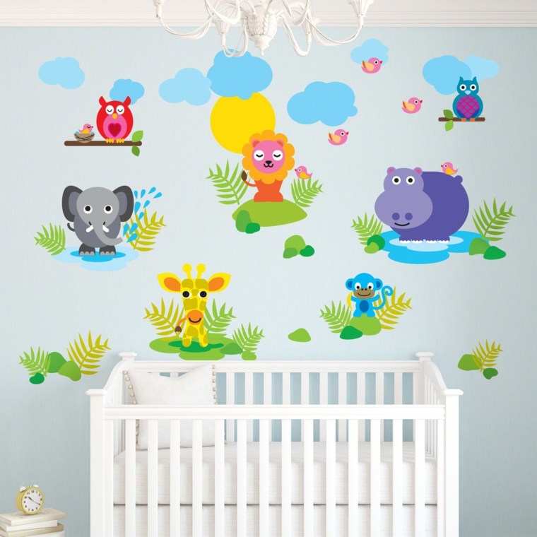 couleur chambre bebe stickers 