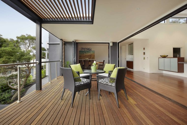 terrasse bois design moderne