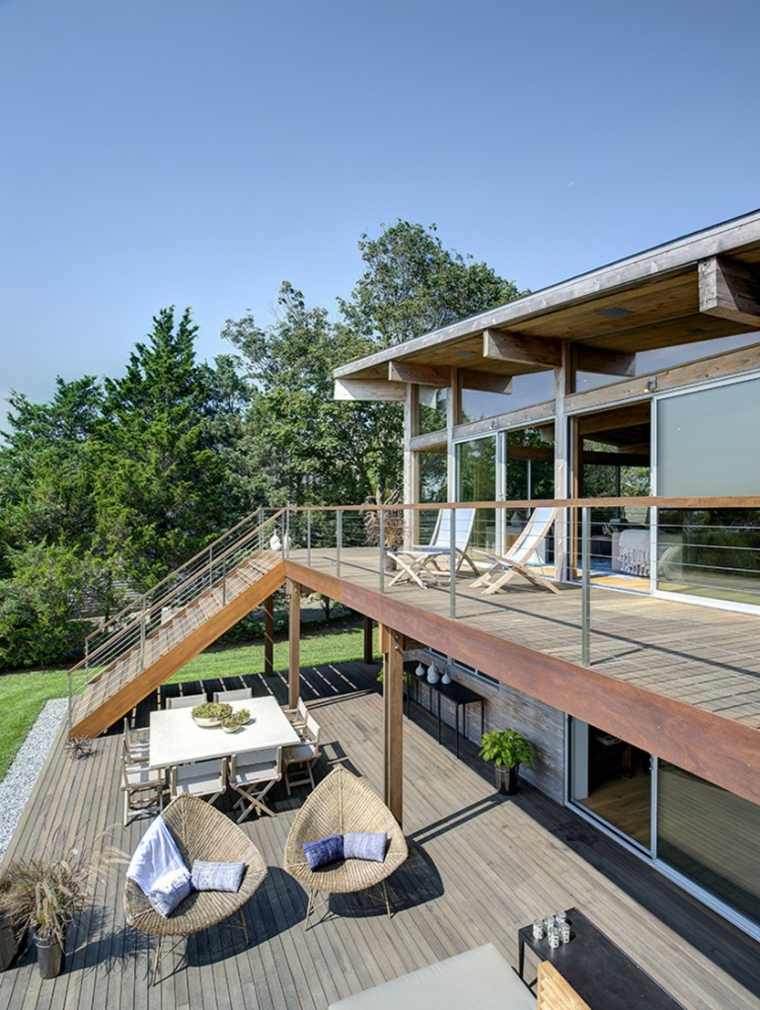 terrasse en bois design elegant