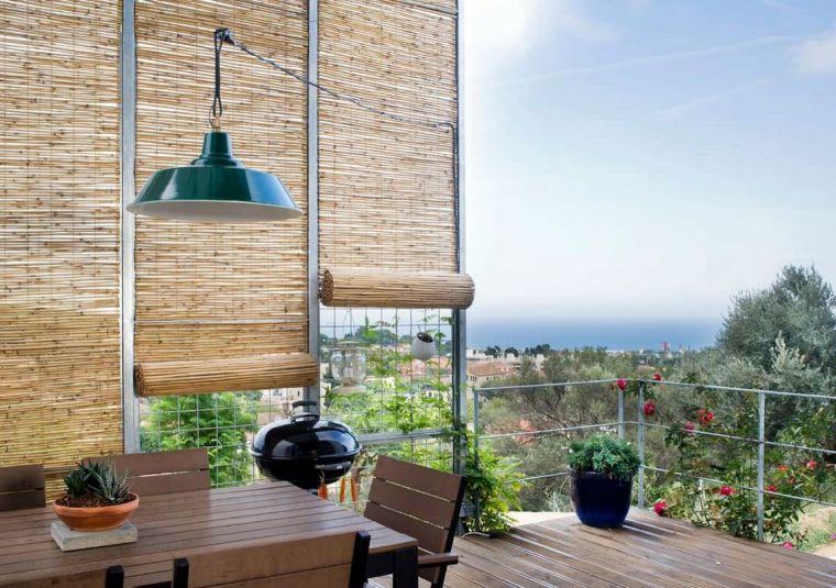 bambou terrasse brise vue balcon