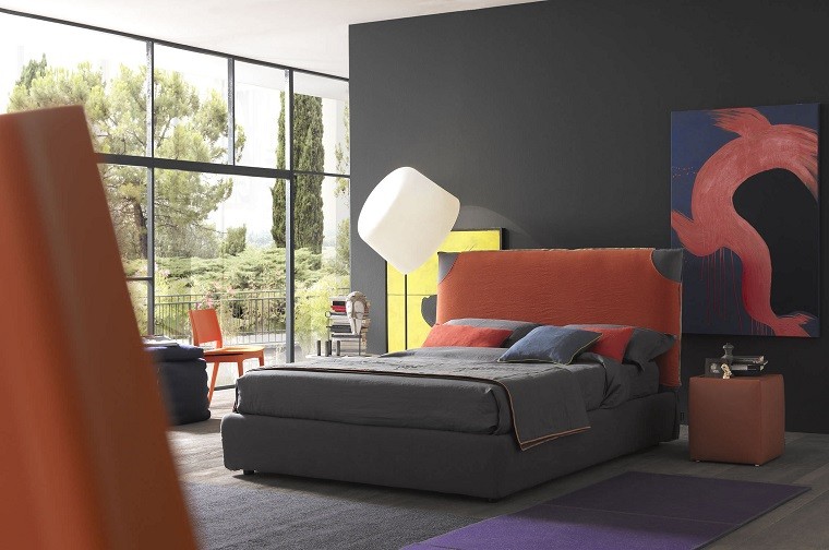 couleur tendance chambre decoration moderne 