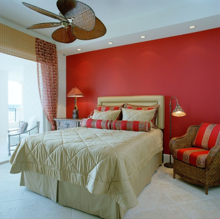 deco chambre moderne rouge