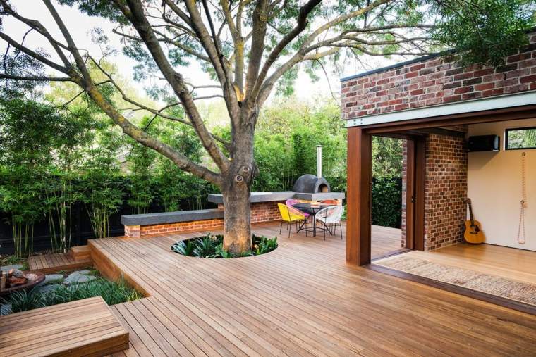 décoration jardin veranda bois