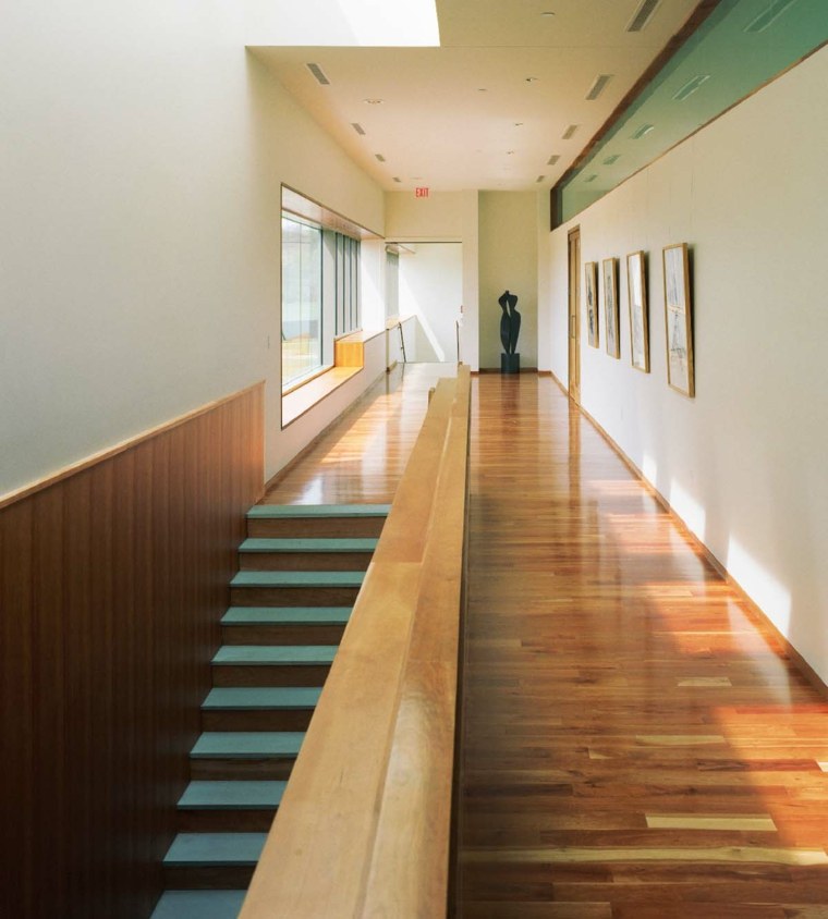 escalier bois balustrade design contemporain