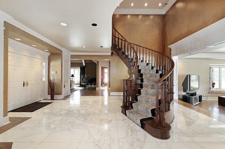 escalier contemporain immobilier de luxe