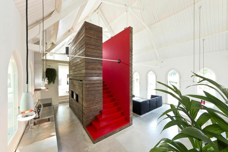 idee escalier contemporain maison d'architecte