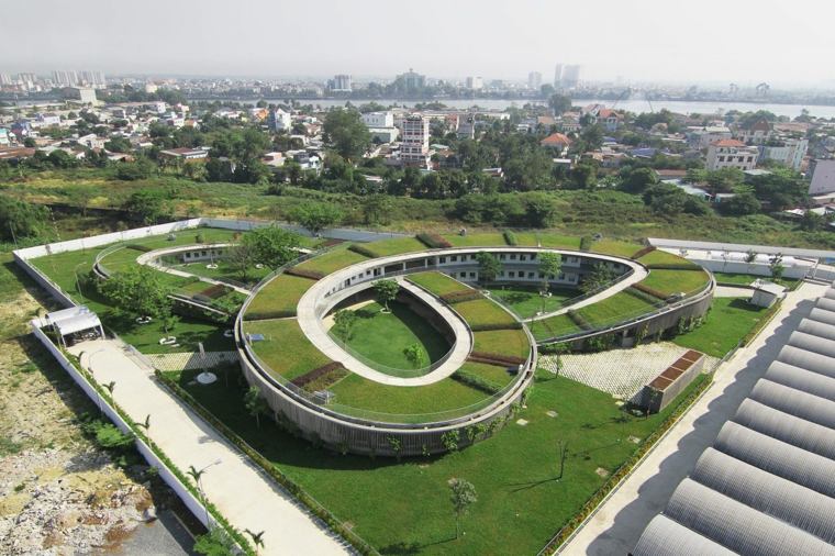 design espace vert toit avec jardin