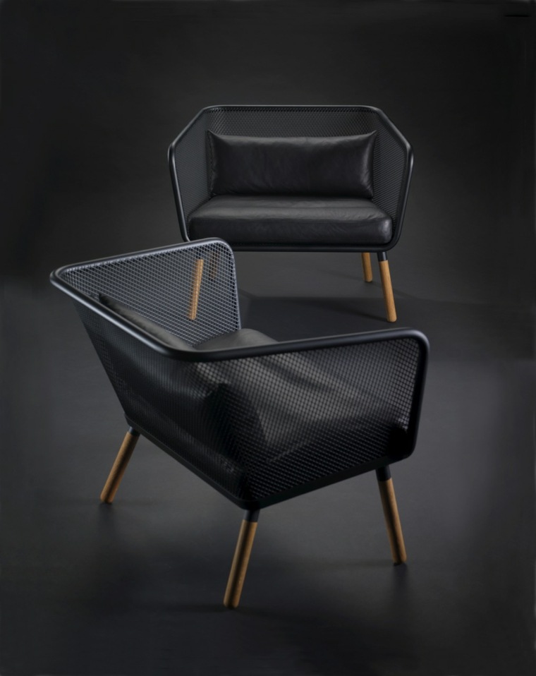 fauteuil design elegant noir