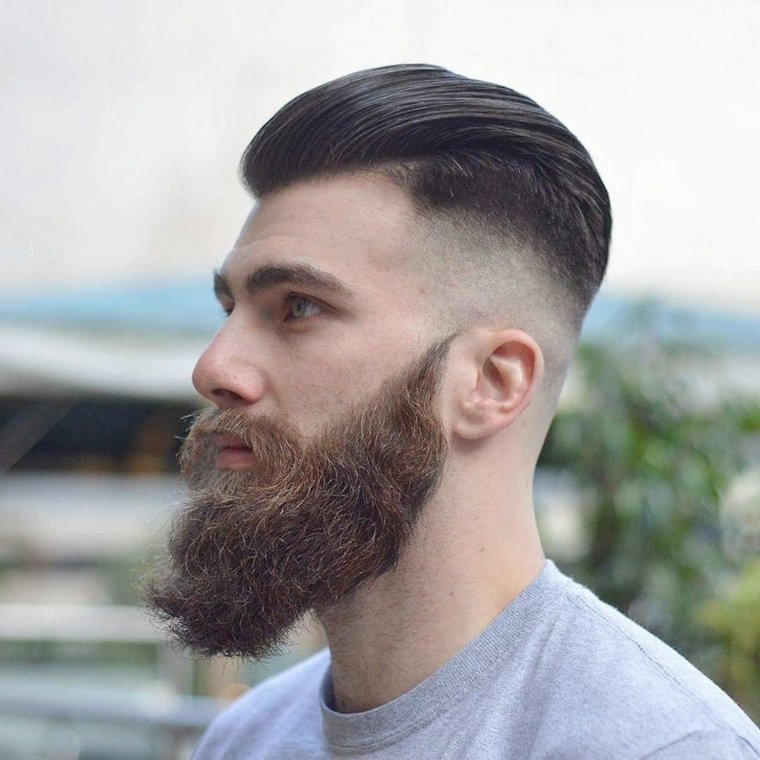 homme cheveux coupe idée barbe