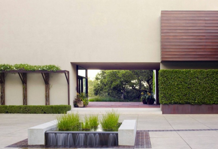 jardin minimaliste deco moderne