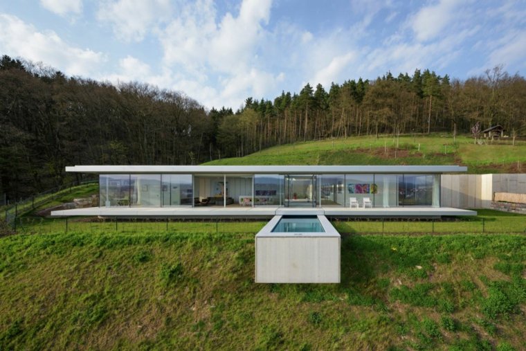 toits plats vegetalises villas modernes